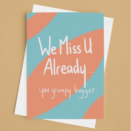 Funny Work Colleague Viel Glück Karte