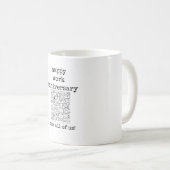 Funny Work Jubiläum Tasse von uns allen (VorderseiteRechts)