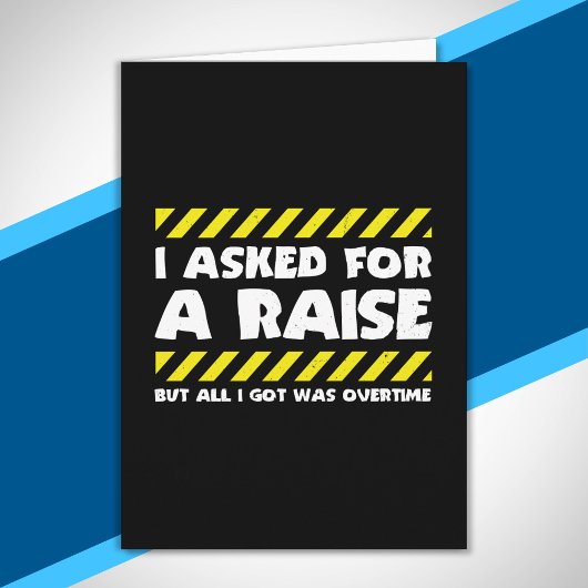 Funny Work Meme - Working Overtime Factory Worker Karte