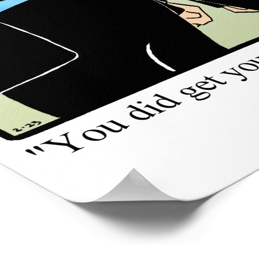 Funny Work Spaß Bonus Poster (Ecke)