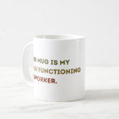 Funny Work Tasse - Office Funny Gift (Vorderseite Links)