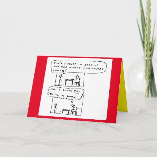 Funny Work Weihnachten Party Cartoon Jojo (Vorderseite)