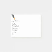 Funny Work Zitat wird aufhören Post-it Klebezettel (Vorderseite)