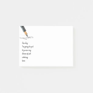 Funny Work Zitat wird aufhören  Post-it Klebezettel