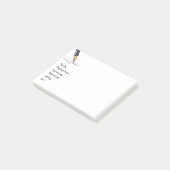 Funny Work Zitat wird aufhören Post-it Klebezettel (angewinkelt)