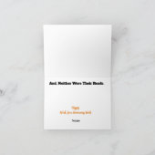 Funny Work Zone Awareness Week Grußkarte Karte (Innenseite)