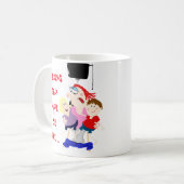 Funny Working from Zuhause with Kids Mum Tassen (Vorderseite Links)