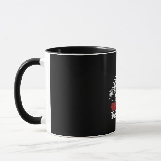 Funny Workout - all meine harte Arbeit hat Männer Tasse (Links)