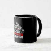 Funny Workout - all meine harte Arbeit hat Männer Tasse (VorderseiteRechts)