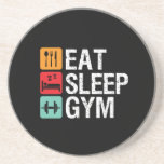 Funny Workout Fitness Übung Essen Schlaf Gym Getränkeuntersetzer<br><div class="desc">Iss Schlafanzug. Das Design ist fein, schnörkellos und leise für alle, die im Fitnessraum trainieren, Laufband laufen, trainieren und trainieren. Diese Fitness Fitnessstudio Motivation Ware ist großartig zu tragen, wenn es Squats, Heft, Gebäude Muskel am Gymnasium. Ideal für Bodybuilder, Gymnastiktrainer und Fitness-Instruktor. Große Weihnachtsgeschenke und Geburtstagsgeschenk für jemanden, der Spaß,...</div>