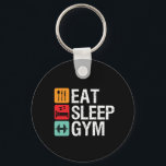 Funny Workout Fitness Übung Essen Schlaf Gym Schlüsselanhänger<br><div class="desc">Iss Schlafanzug. Das Design ist fein, schnörkellos und leise für alle, die im Fitnessraum trainieren, Laufband laufen, trainieren und trainieren. Diese Fitness Fitnessstudio Motivation Ware ist großartig zu tragen, wenn es Squats, Heft, Gebäude Muskel am Gymnasium. Ideal für Bodybuilder, Gymnastiktrainer und Fitness-Instruktor. Große Weihnachtsgeschenke und Geburtstagsgeschenk für jemanden, der Spaß,...</div>