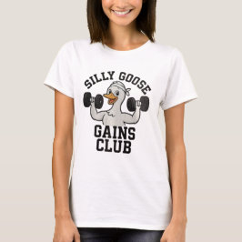 Funny Workout Goose, Gym Animal Tee