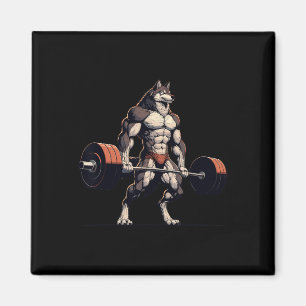 Funny Workout Gym Jokes T-Shirt Bodybuilding Fitne Magnet