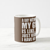 Funny Workout Gym Männer Gewichtsabnahme Kaffeetasse (VorderseiteRechts)