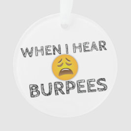 Funny Workout Gym Spaß Ornament