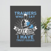 Funny Workout - Ich habe Vertrauensfragen (Stehend Vorderseite)