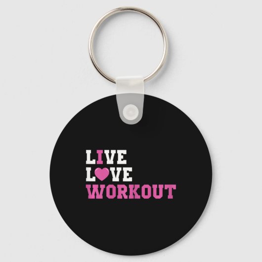 Funny Workout Lover Geschenke und Bodybuilding Out Schlüsselanhänger (Vorderseite)