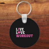 Funny Workout Lover Geschenke und Bodybuilding Out Schlüsselanhänger (Vorderseite)