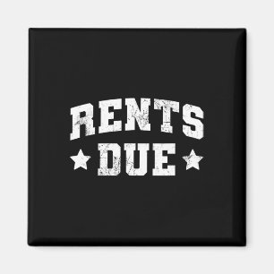 Funny Workout Rent due Gym Weight Lifting Bodybui Magnet