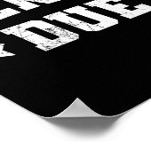 Funny Workout Rent due Gym Weight Lifting Bodybui Poster (Ecke)