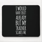 Funny Workout S_ My Trainer Höhepunkt Me Funny Gym Mousepad (Vorne)