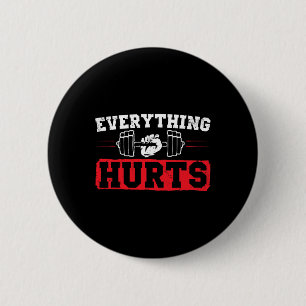 Funny Workout Sprichwort Bodybuilding Lovers Bodyb Button
