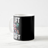Funny Workout Weihnachts-Weihnachtsfeiertag Gym Bo Kaffeetasse (Vorderseite Links)