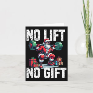 Funny Workout Weihnachts-Weihnachtsfeiertag Gym Bo Karte