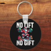 Funny Workout Weihnachts-Weihnachtsfeiertag Gym Bo Schlüsselanhänger (Vorderseite)