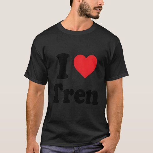 Funny Workout Zitat I Liebe Tren Designcool Bodybu T-Shirt (Vorderseite)
