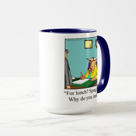 Funny Workplace Spaß Kaffee Tasse (VorderseiteRechts)
