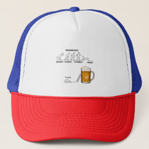 Funny Workweek Evolution Beer Truckerkappe