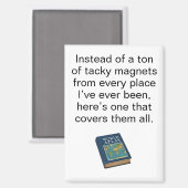 Funny World Atlas Travel Refrigerator Magnet (Vorderseite/Rückseite)