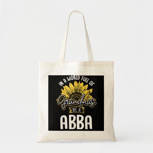 Funny World Full of Grandmas ist ein Abba Geschenk Tragetasche (Vorne)