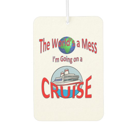 Funny Worlds a Mess Go Autolufterfrischer (Vorderseite)