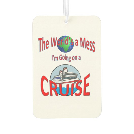 Funny Worlds a Mess Go Autolufterfrischer (Rückseite)