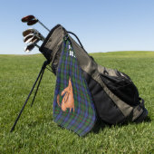 Funny Worlds Best Dog Vater Golf Golfer individuel Golfhandtuch (Gras)