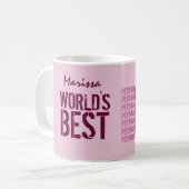 Funny World's Best PERSONAL TRAINER S2 Kaffeetasse (Vorderseite Links)