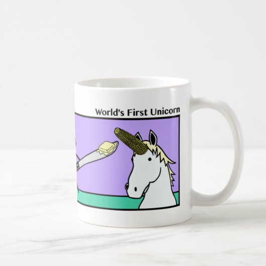 Funny World's First Unicorn Stickman Tasse - 095 (Rechts)