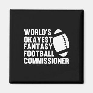 Funny World's schrillster Fantasy Football Commiss Magnet