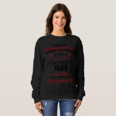 Funny Worst Skier in Geschichte Einzigartige Idee Sweatshirt (Vorne ganz)