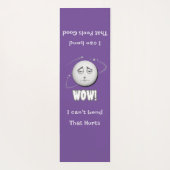Funny WOW Moonface Yoga Mat Yogamatte (Rückseite)