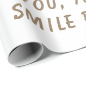 Funny Wrapping Paper Happy Yellow Duck - Lächeln Geschenkpapier (Rolleneckpunkt)