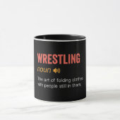Funny Wrestling Definition Tasse (Zentrum)