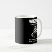 Funny Wrestling Definition The Art Of Folding Clot Kaffeetasse (VorderseiteRechts)