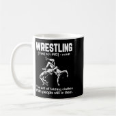 Funny Wrestling Definition The Art Of Folding Clot Kaffeetasse (Links)