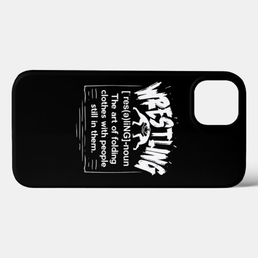 Funny Wrestling Definition Wrestler Case-Mate iPhone Hülle (Rückseite (Horizontal))