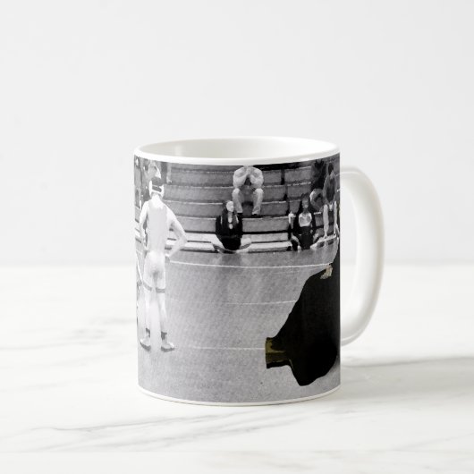 Funny Wrestling Kaffeetasse (VorderseiteRechts)