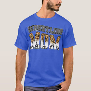 Funny Wrestling Mama Mama Sport Lover Leopard Spie T-Shirt