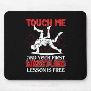 Funny Wrestling Wrestling Coach Sportgeschenke Tan Mousepad